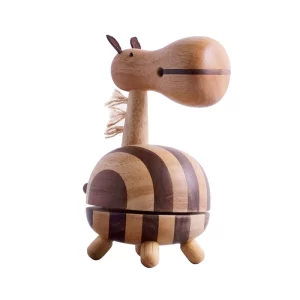 Horse Wooden Music Box-05