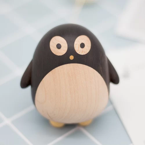 Wooden Gift Maglev Penguin-03