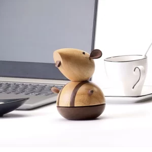 Wooden Mouse Music Box-06