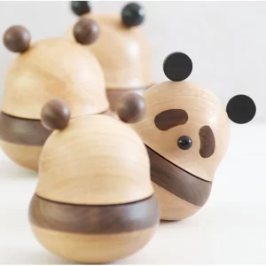 Wooden Music Box - Panda-04