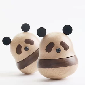 Wooden Music Box - Panda-06