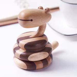 Wooden Music Box - Snake-02