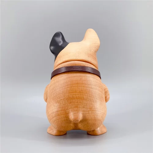 Handmade Gift Wooden French Bulldog-04
