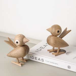 Nordic-Style-Oak-Sparrow-Figurine-Wooden-Dolls-Lovely-Nature-Teak-Wood-Bird-Figures-Ornament-Home-Decor-1