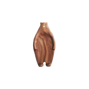 Adorable Bear Serving Board - Wooden - Hand-polished Smooth Surface01
