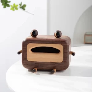 Solid Wood Big Mouth Tissue Box-02