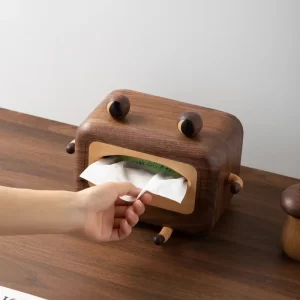 Solid Wood Big Mouth Tissue Box-04