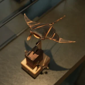 Handcrafted Wooden Manta Ray Automaton-FunnyWood_01
